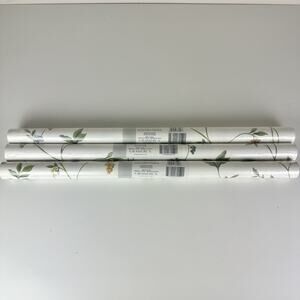 Wallpaper Gramercy Floral Print Pre-pasted Vinyl Strippable Roll 27” x 9 Yards